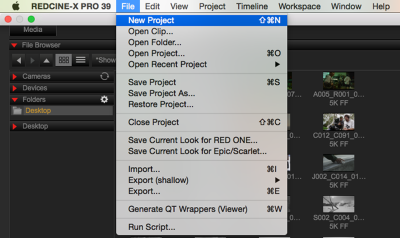 Create New Project