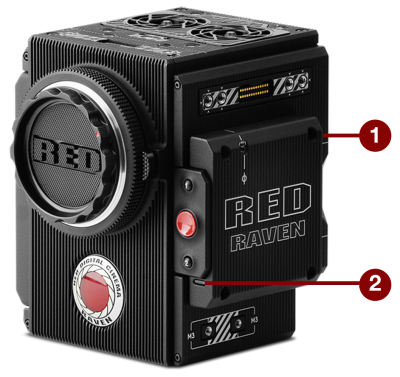 RED RAVEN Media Bay LEDs