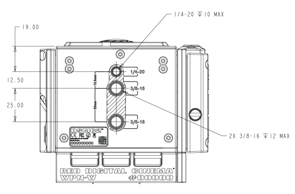 WEAPON 8K S35 Bottom View