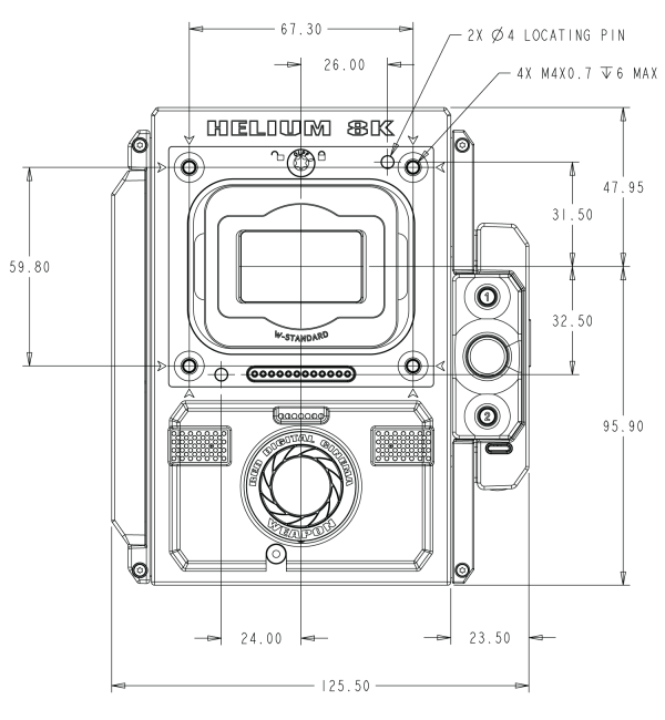 WEAPON 8K S35 Front View